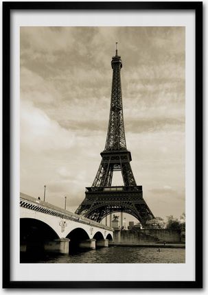 Obraz w ramie na ścianę Wieża Eiffla Paryż 50x70
