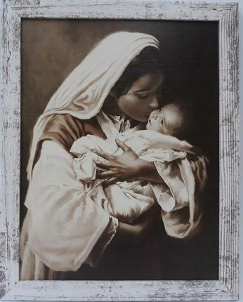 Święty Obraz Matki Bożej Boskiej Karmiącej 35X45