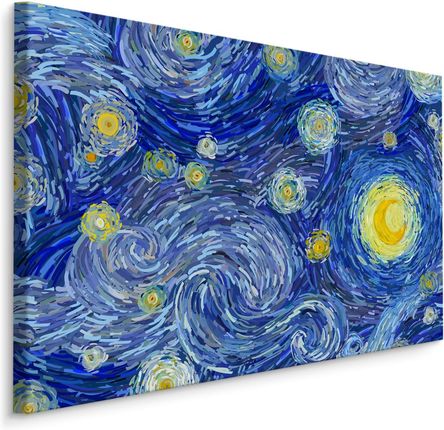 Obraz Gwiaździsta Noc Niebo Styl Van Gogha 30x20