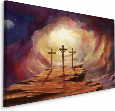 Obraz Chrystus Na Krzyżu Droga Krzyżowa 3D 120x80