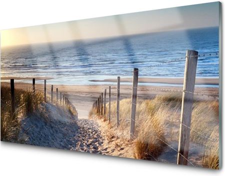 Obraz na Szkle Plaża Ścieżka Krajobraz 120x60