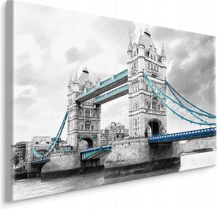 Obraz do Jadalni Tower Bridge Londyn Szkic 30x20
