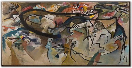 Obraz na płótnie Kandinsky Kompozycja V 100x50 cm