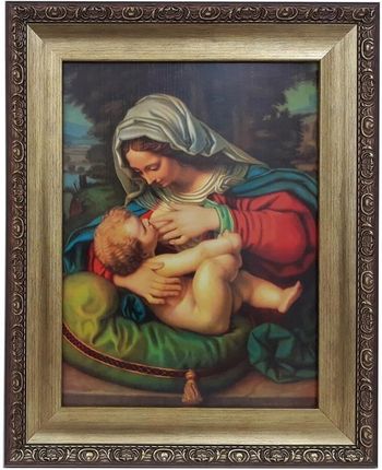 Obraz Religijny 42X52 Matki Boskiej Karmiącej