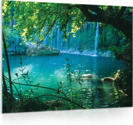 Obraz Szklany Na Szkle Wodospad Krajobraz 80x60