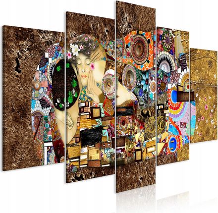 Obraz Pocałunek Klimt Mozaika 200x100 l-A-0060-b-m