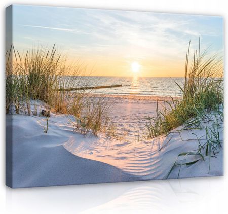 Obraz Plaża Morze 3D Na Płótnie Do Salonu 100x70