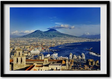 Foto obraz ścienny z ramą Mdf Neapol Włochy 70x50