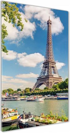Foto obraz na szkle Wieża Eiffla Paryż 60x120 cm