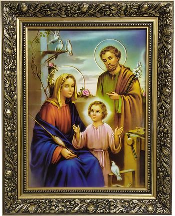 Święty Obraz Na Ścianę 40X50 Świętej Rodziny Jezus