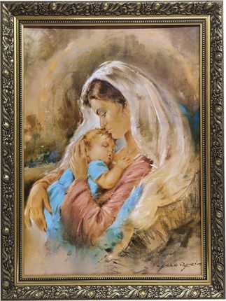 Święty Obraz 60X80 Matki Boskiej Bożej Karmiącej
