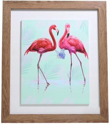 Flamingi Obraz Sypialnia Ramka obrazek 31x36