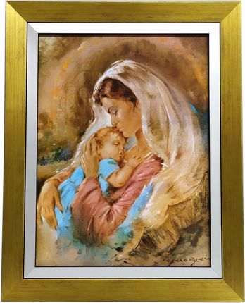 Święty Obraz 40X50 Matki Boskiej Bożej Karmiącej