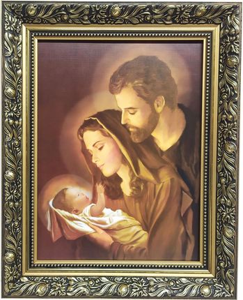 Święty Obraz Na Ścianę 40X50 Świętej Rodziny Jezus
