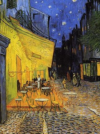 Reprodukcja obraz Taras kawiarni w nocy Gogh 40x30