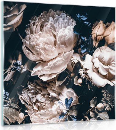 Obraz Na Szkle Szklany Kwiaty Do Kuchni 30x30