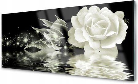 Obraz na Szkle Szklany Róża Kwiat Roślina 125x50