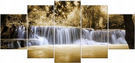 Obraz Pejzaż Wodospad 150x70 piękne miejsce