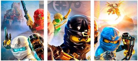 3x Obraz Na Ścianę Lego Ninjago 30x40 Opinie i atrakcyjne ceny