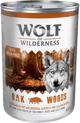 Wolf Of Wilderness Oak Woods Dzik 400G