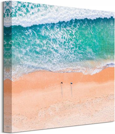 Obraz na płótnie Wakacje na plaży Fale 40x40 cm