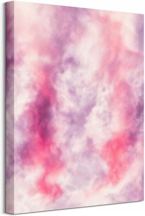 Abstrakcja Różowe chmury Obraz na płótnie 40x50 cm