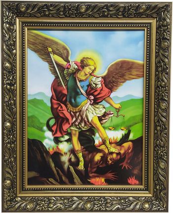 Święty Obraz Na Ścianę 40X50 Michała Archanioła