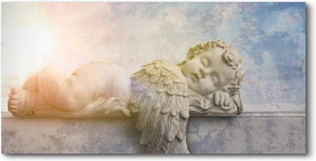 Anioł rzeźba 140x70 Obraz na płótnie