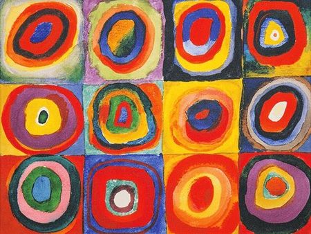 Obraz Color Study Quadrate Wassily Kandinsky 40x30