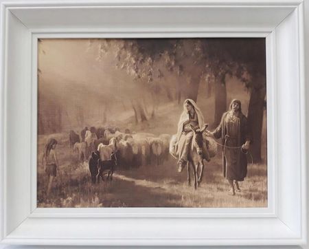 Obraz Świętej Rodziny 40X50 Droga Do Betlejem