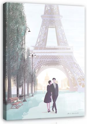 Obraz Wieża Eiffla Paryż Do Salonu Płótno 120x80