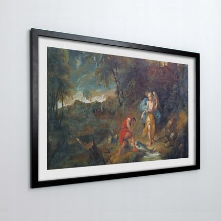 Obraz ścienny z ramką Anioł Rafael obraz 60x40 cm