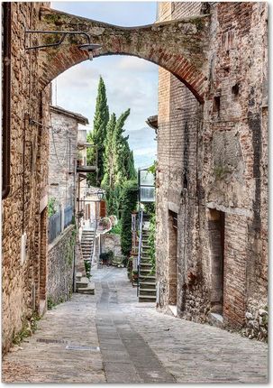 Foto obraz na szkle pionowy Włoskie uliczki 70x100