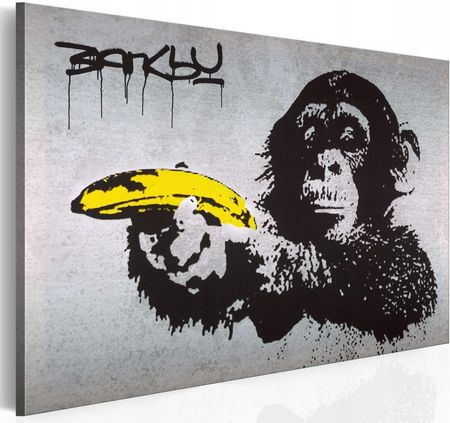 Obraz Stój, bo małpa strzela! (Banksy) 120X80