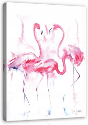 Obraz Do Pokoju Dziecka Flamingi Na Płótnie 120x80