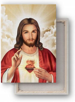 Obraz na płótnie Serce Jezusa 15 x 10 cm Canvas
