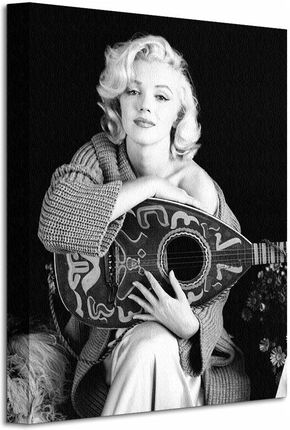 Marilyn Monroe Gitara obraz na płótnie 30x40 cm