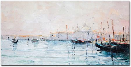 Obraz na płótnie Morze port port łodzie 120x60 cm