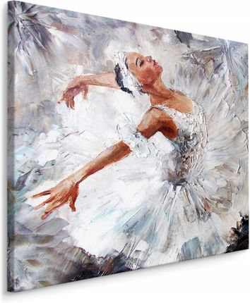 Obraz Na Płótnie Balerina Balet Malarstwo 90x90