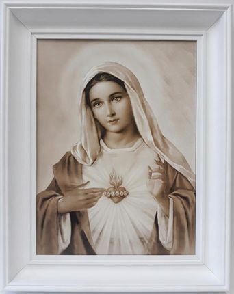 Nowoczesny Obraz Religijny 40X50 Serce Maryi Sepi