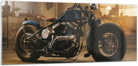 Obraz na szkle 100x40 harley-davidson motocykl