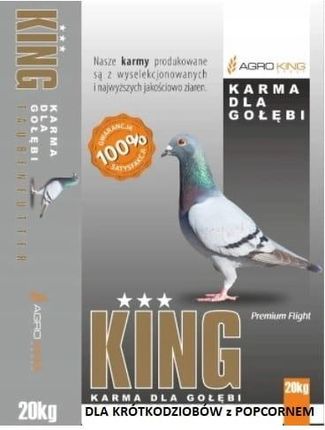 King karma dla gołębi krótkodzioby 20kg