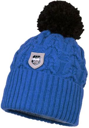 Jamiks BRUNI czapka dla chłopca na zimę modrak