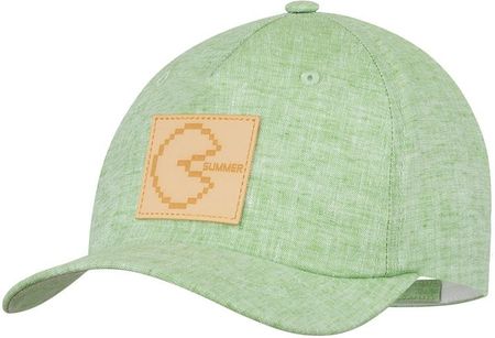 Broel FARAON czapka lniana z daszkiem dla chłopca zielona
