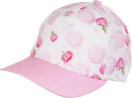 JAMIKS Grace czapka z daszkiem dla dziewczynki na lato róże UV