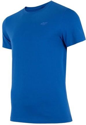 Męska koszulka sportowa 4F SS23 TSHM536 niebieski 33S M