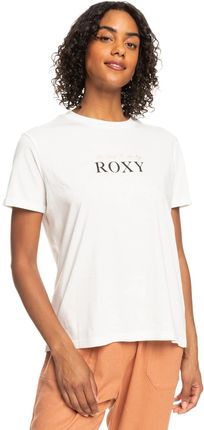 Damska Koszulka z krótkim rękawem Roxy Noon Ocean J Tees Erjzt05490-Wbk0 – Biały