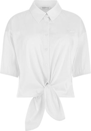 Damska Koszula Guess SS Bowed June Shirts W3Gh71We2Q0-G011 – Biały