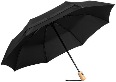 Automatyczny, wiatroodporny parasol kieszonkowy CALYPSO, czarny