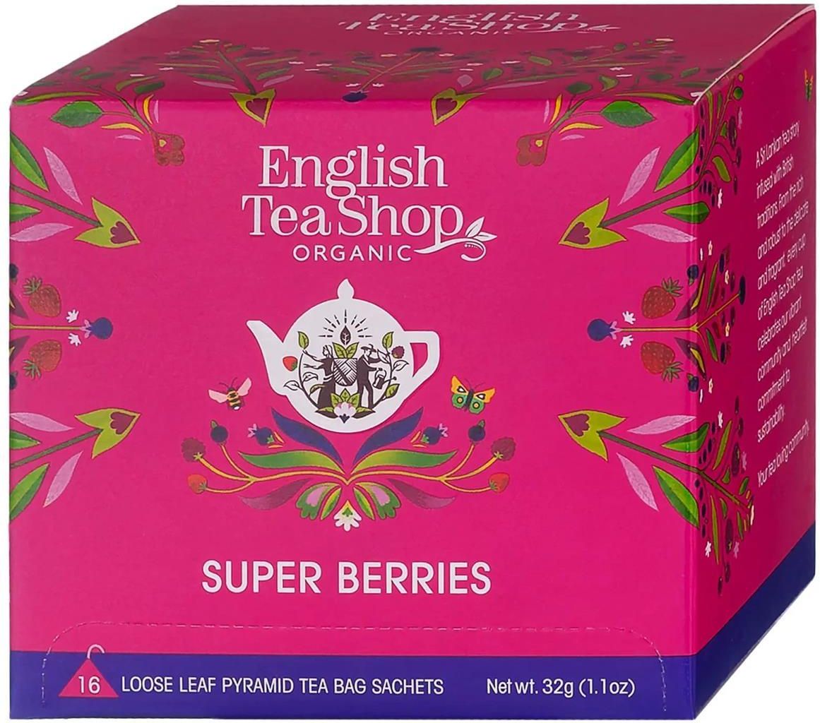 Herbata English Tea Shop Owocowa Premium Super Berries 16X2G - Ceny i ...